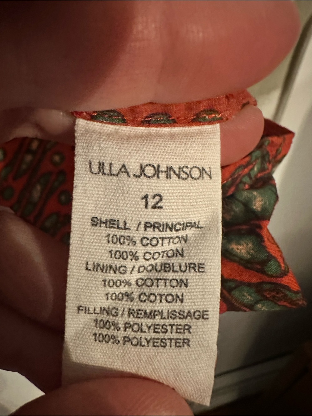 Ulla Johnson Kosta Top in Clementine Size 12 - Picture 9 of 9